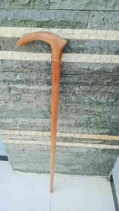 Tongkat jalan kayu Nogosari Nagasari motif pipih A176