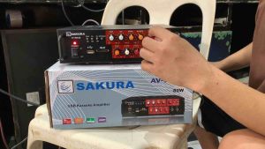 Sakura AV-993UB 5 Channel USB Karaoke Amplifier (Black)