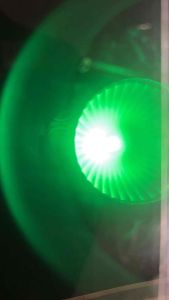 Cemin hitam biru hijau welding black mirror