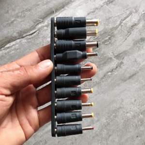 Bộ 10 đầu chuyển đổi đa năng nguồn sạc máy tính Laptop