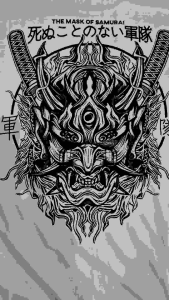 KAOS RAGLAN PRIA WARNA MASK SAMURAI DTF\ KAOS RAGLAN PRIA LENGAN 3\4 ATASAN PRIA / KAOS MURAH / KAOS DISTRO / KAOS SIMPLE / T-SHIRT PRIA