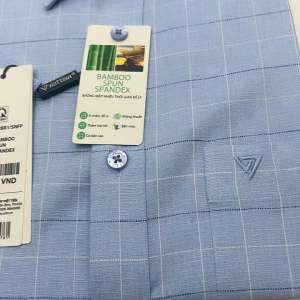 Áo sơ mi viettien ngắn tay lai ngang (1S6232)