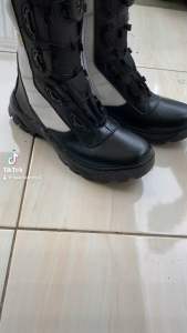 Sepatu prov pdl hitam putih tni 052 aleus