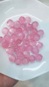 140 Nút Bi Tròn 10mm Đá Mắt Mèo Đủ Màu Đính Kết Sườn Xám