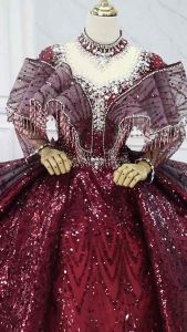 Gaun pengantin premium luxury