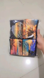 Boracay wallet coinpurse beach-themed pouches with palm trees sunsets starfish and ocean scenes.