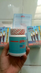 Grow Up Super Asli Usa 250 Kapsul - Obat Peninggi Badan Original Ampuh
