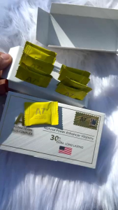 1 Hộp 10 Viên Kẹo Hồng Sâm A7 Anpha vị Chanh USA Cao Cấp - Cực Mạnh - Date Mới Nhất