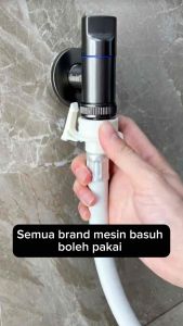 Washing Machine Faucet Tap Water Copper Solid Brass Wall-Mounted Nozzle Joint 4/6