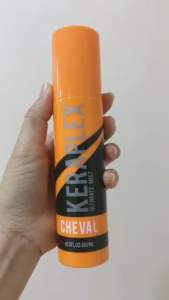 สเปรย์เชื่อมเเกนเคราเพล็ก เพื่อป้องกันผมเสีย จากการทำเคมี ฉีดสเปรย์ก่อนการไดร์-หนีบ