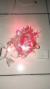 Lampu Hias Led Tumbler Merah Putih 8 METER Dekorasi 17 AGUSTUS RUMAH TOKO CAFE INDOOR / OUTDOOR