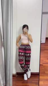 (Bigsize 85kg) Quần dài thổ cẩm con voi nam nữ ( Ống bo chun)