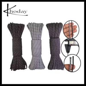20 mét - Dây Dù 2mm Ko lõi êm tay chắc chắn dùng làm macrame sp handmade thả diều trang trí