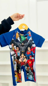 Baju Renang Anak Laki-laki Superhero Terbaru Usia 1 - 8 Tahun