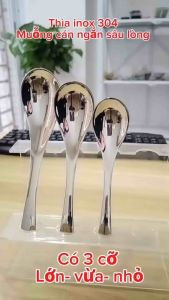 (1cái)THÌA - MUỖNG INOX 304 CHẤT LƯỢNG CAO CẤP HÀNG NHẬP ( 3 CỠ)- THÌA ĂN CƠM