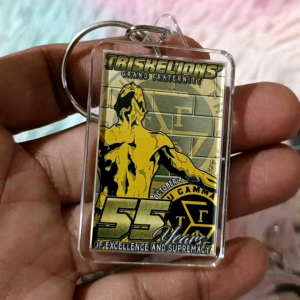 TAU GAMMA PHI TRISKELION KEYCHAIN