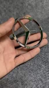 logo mercedes benz 7cm logo biểu tượng nhãn dán huy hiệu thay thế cho mercedes benz 70mm đường kính 7cm