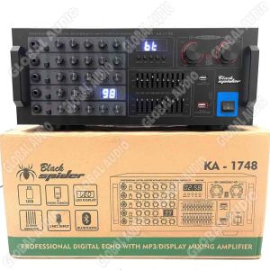 Power Amplifier Black Spider KA 1748 Original POWER AMPLIFIER BLACKSPIDER KA1748 ka 1748 ( Bisa Cod )