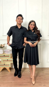 Desain Pakaian Couple Keluarga: Gamis & Dres Lebaran