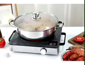 Panci Steamer Stainless 2 Tingkat - Panci Kukus 2 Susun