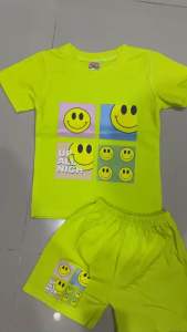 (10-22kg) bộ thun coton 4 chiều tay ngắn quần đùi năng động cho bé gái (152)