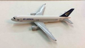 FLS Diecast Metal Airplane Collection with Stand for Display Air Astana Diecast Vehicle Vintage Aircraft Model Home Shop Office Decoration Travelers Souvenirs Give Away Gift Items Collector’s Choice Ornamental Novelty Table Desktop Decor Aeroplane Miniatu