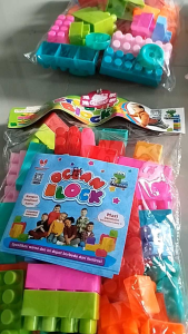 MAINAN ANAK OCEAN BLOCK Kreatif membangun bentuk