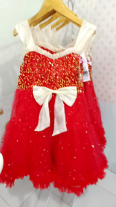 DRESS ANAK MERAH CHRISTMAS RED