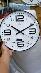 Jam Dinding Stylo Besar Sweep Silent 36cm