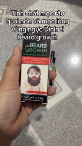 [HCM]Tinh chất mọc râu BEARD GROWTH DininZi 40ml giúp mọc lông vùng ngực 40ml - tinh dầu mọc lông - HX2037