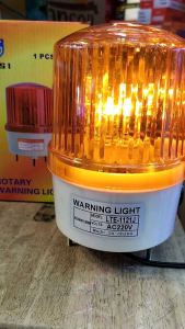 ไฟหมุน LTE-1121 Rotary Warning Light มีเสียงและไม่มีเสียง รองรับไฟเข้า 12V/220V