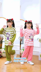 NEW BUBU SET KIDS BY NIA RUMAISHA // OOTD ANAK PEREMPUAN // BAHAN BABY TERRY