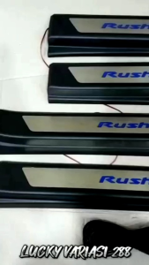 SILLPLATE/SILL PLATE SAMPING/SIDE SCUFF LATE LAMPU  ALL NEW RUSH 2018-2024 ALL NEW TERIOS 2018-2024 UP LAMPU & & NON VARIAN TRD & GR SPORT