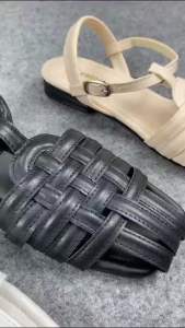 JSB Sandal Heels Wanita Kronjo Tali Belakang Gesper Heels