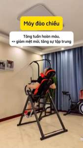 Ghế tập dốc ngược hỗ trợ điều trị đau thắt lưng ghế tăng chiều cao