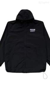 Moorvins jaket prka georgokop hitam bordir waterproof jaket casual jaket motor jaket gunung