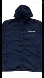 Moorvins jaket casual navy jaket outdor parka bordir navy