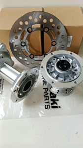 TROMOL DEPAN BELAKANG 36 HOLE+ PIRINGAN KAWASAKI KLX 150 DTREACKER KLX S L BF