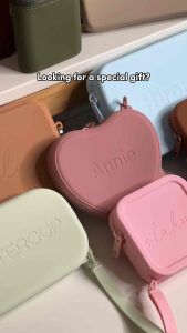 Noonday Square Purse | Premium Silicone Personalized Organizer Travel Waterproof Makeup Phone Wallet