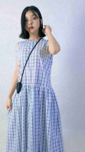 Monkey Funky Long Balloon Dress เดรสบอลลูนยาว