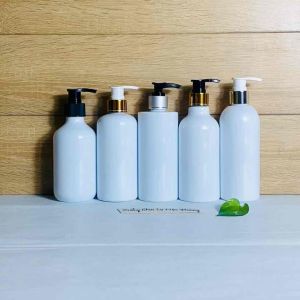 Chai lọ nhựa có vòi nhấn cao cấp 300ml-màu Trắng Sứ Đủ kiểu dáng/đủ kiểu vòi.. Đựng dầu gộisữa tắm-Hàng đẹp-Chất lượng
