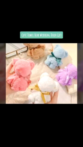 ❣️ Ready Stock ❣️Cute Coral Fleece Towel Bear Gift Friendship Wedding Door Gift Hantaran Kahwin
