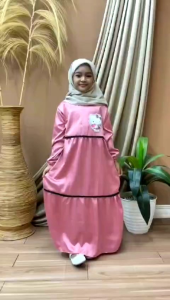 Gamis Anak Umur 7-11 Tahun Gamis Lebaran Gamis Muslimah