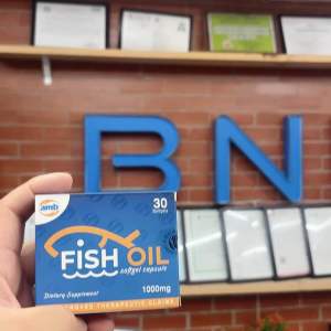 AMB Fish Oil Softgel Capsules 1000mg 30s Dietary Supplement OMEGA-3 Heart Brain Health FDA Approved BNDCORP