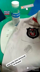 BIANG ANTI NODA TINTA PULPEN / ANTI NODA TINTA PADA TAS/ PAKAIAN ISI 100ML