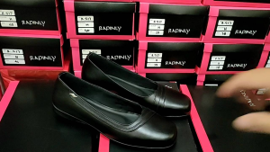 Sepatu Kerja Flat Wanita Kulit