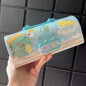 Kotak Pensil Pin Pasword Dino Kax 300 Bahan Plastik