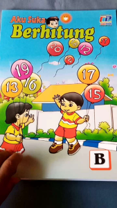 Buku berhitung jilid B untuk TK Uk besar