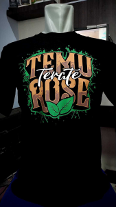 Kaos Psht Temu Rose Terate Katun Combed Lengan Pendek