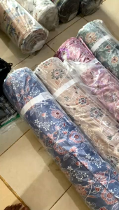 {TERBARU} MAXMARA SILK TERBARU / KAIN MOTIF GAMIS BAGUS / MAXMARA SILK PREMIUM by ABC tex (per ½ meter)